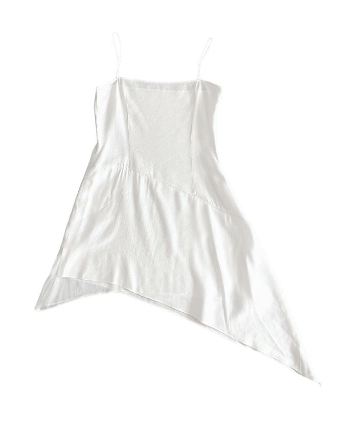 Celer Layered Unbalanced Chiffon One Piece