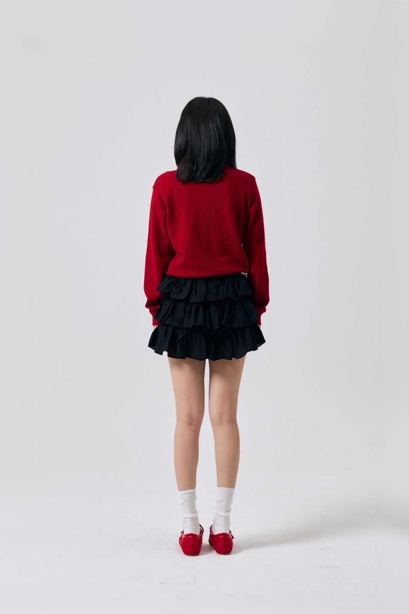 IVY MINI CANCAN SKIRT PANTS / BLACK