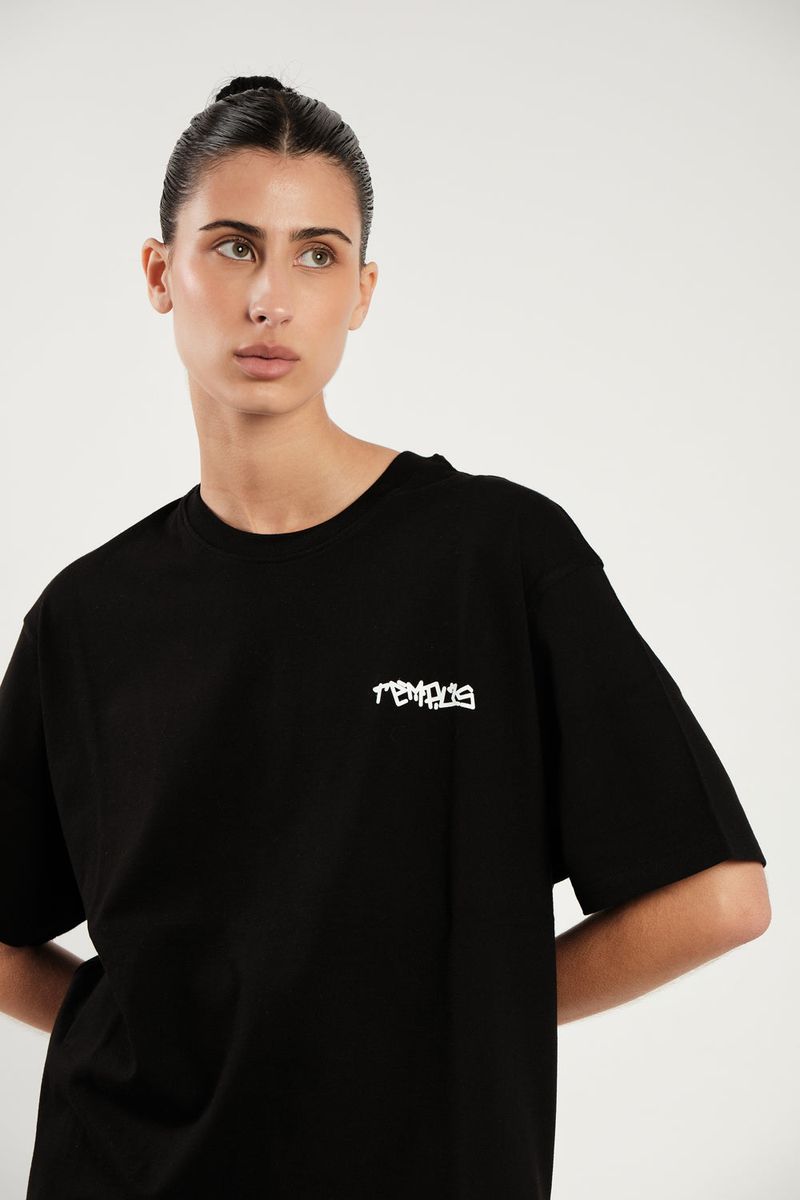 BIRD MAN GRAPHIC T-SHIRT [BLACK]