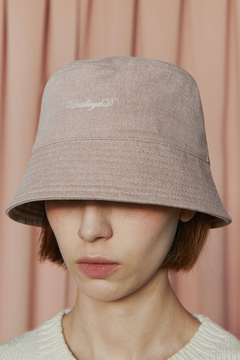 LOGO BUCKET HAT / INDI PINK