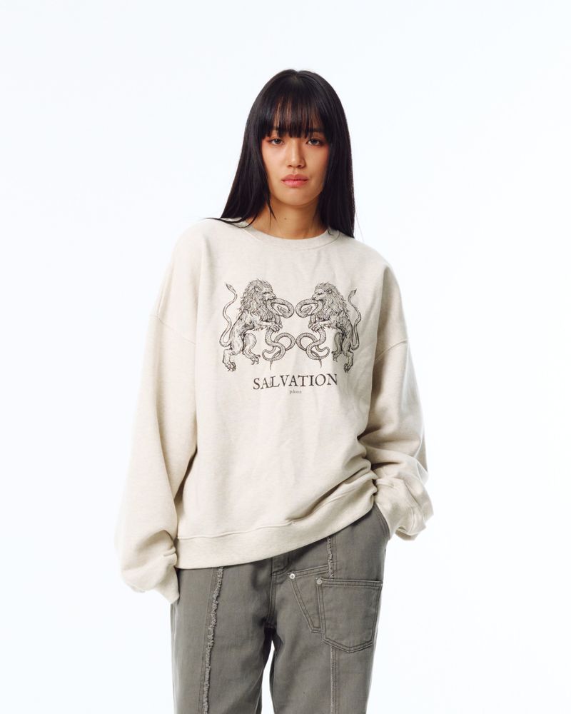 Salvation Lion Sweatshirt/Oatmeal