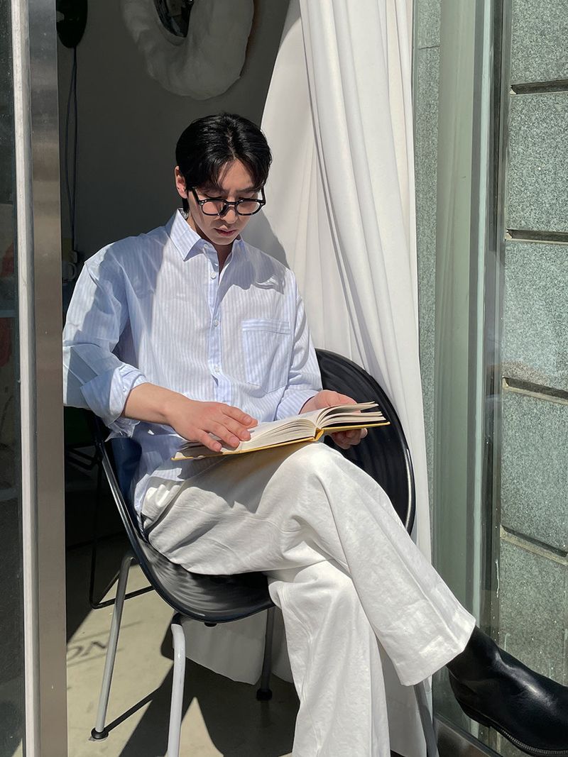 ASCLO Reverse Tuck Cotton Pants (4color)