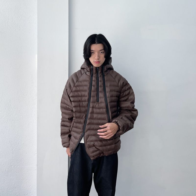 Layered Zip Down Jacket