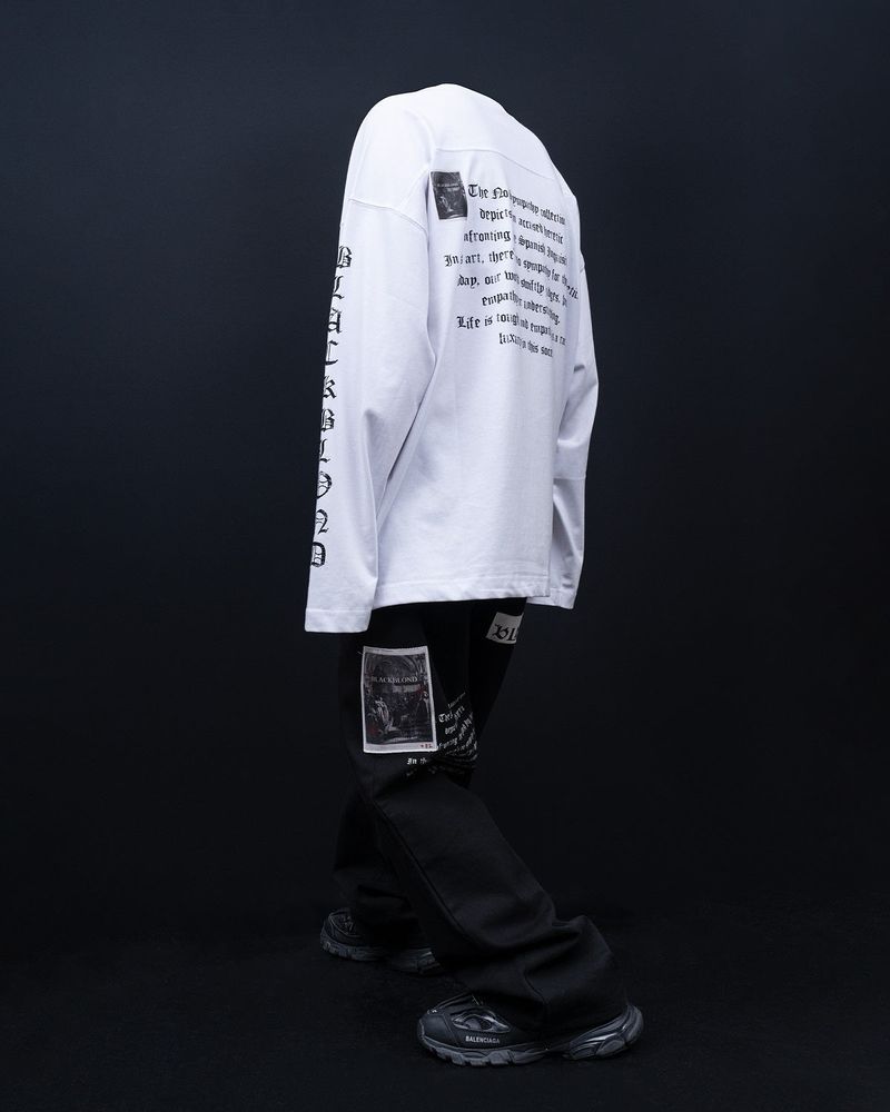 BBD No Sympathy Wide Cotton Pants (Black)