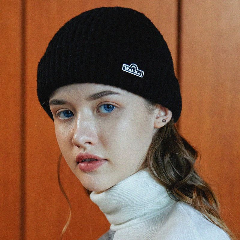 Dolphin logo badge beanie