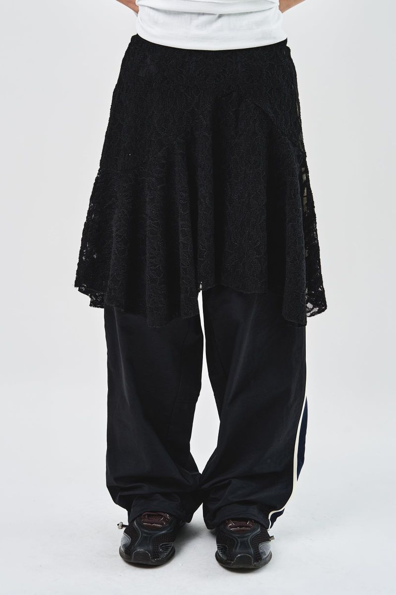 (W) Lace Layer Skirt (2color)