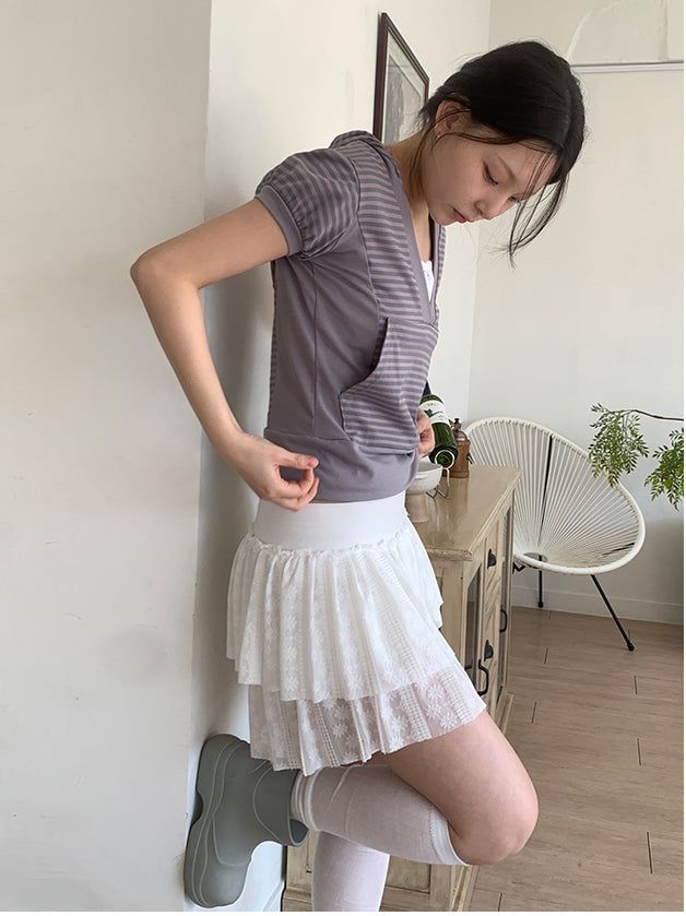 HAZY STRIPE HOODIE (2C)
