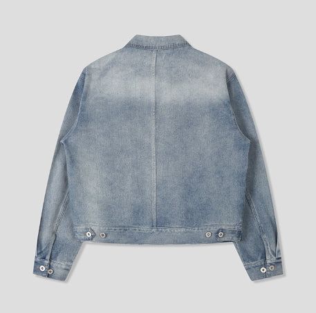 Debor Washed Denim Trucker Jacket