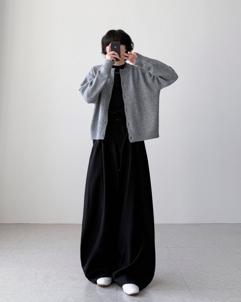 Mason Pintuck Wide Slacks