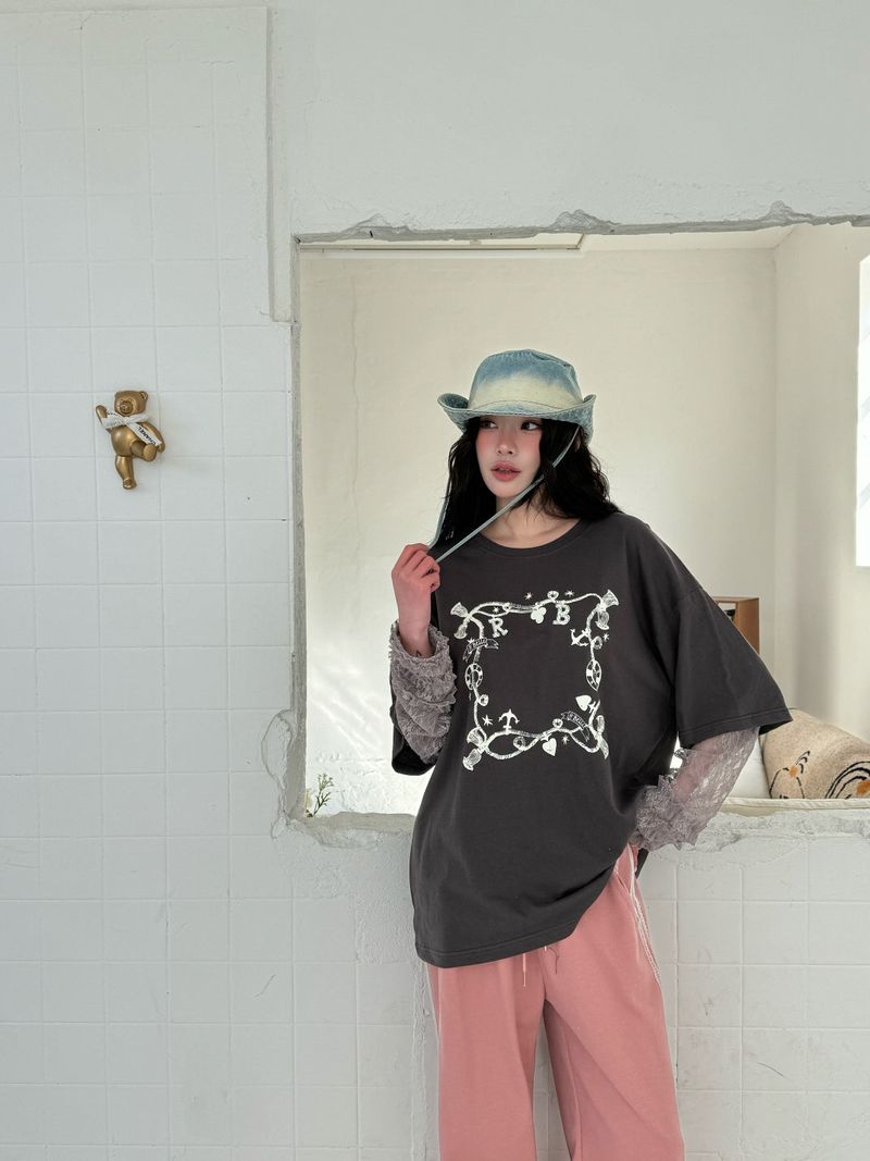 BELLE Lace Layered T-shirt