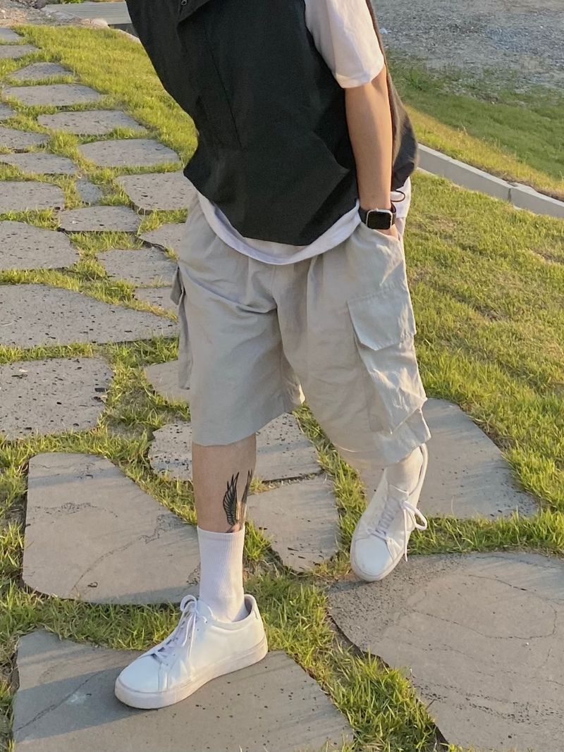 Mam's Nylon Cargo Bermuda Pants 2C