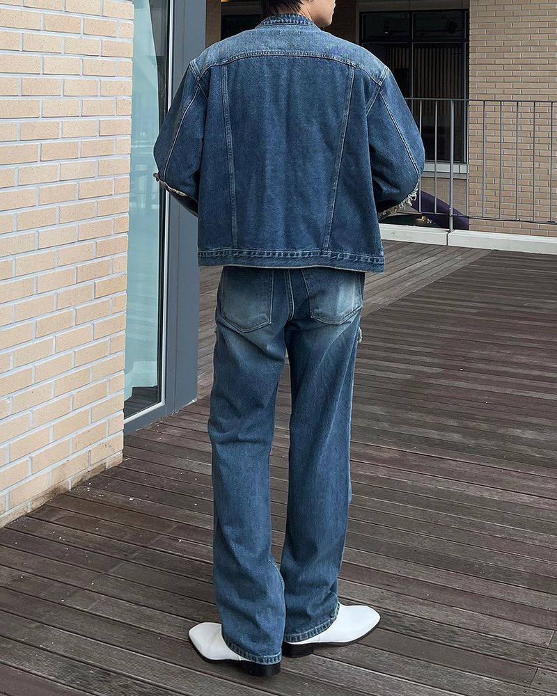 HD County Slit Denim Jacket