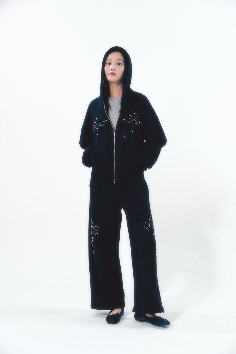Pearl Track Pants Black