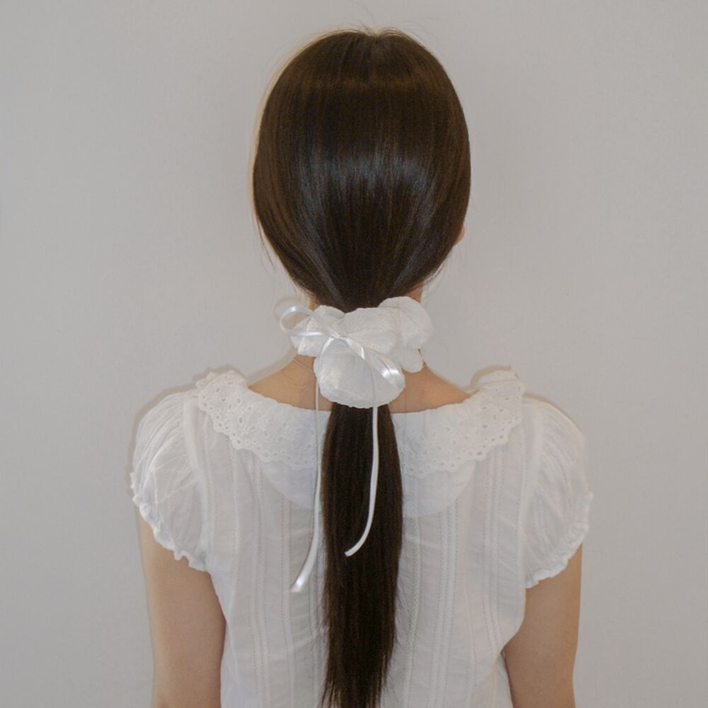 22haus（トゥートゥーハウス）の「ribbon strap scrunchie（Hair Accessories）」