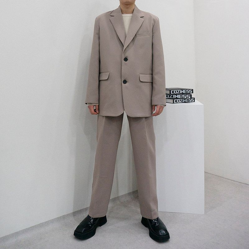 SK Daddy Half Two-Button Jacket (Set Up