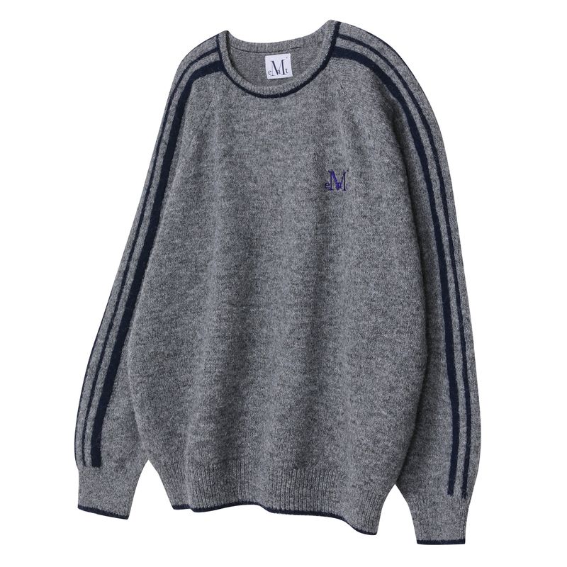 HERNE TRACK LINE LOOSE-FIT KNIT UNISEX (3Color)
