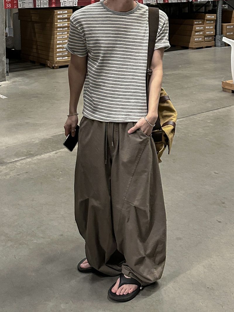Neo Sand Dart Balloon Wide Pants