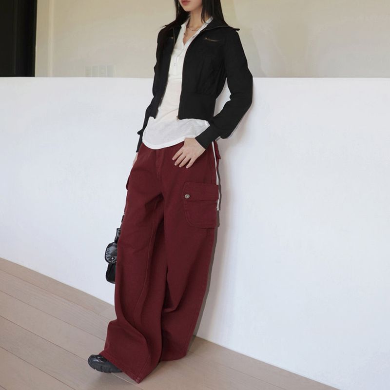 WONDER WONDER（ワンダーワンダー）の「[MADE] Hauve Back Curve Cargo Pocket Wide Cotton Pants（Pants）」