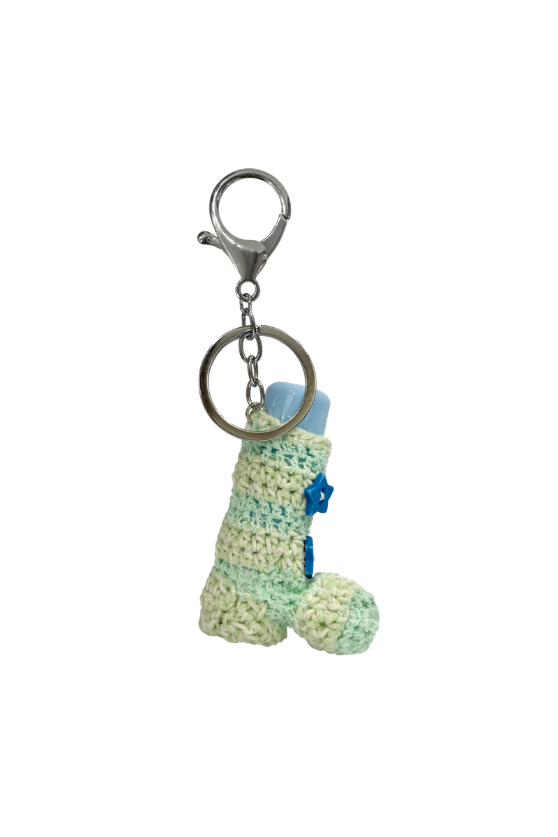 ST socks (lip balm/lighter) case key ring