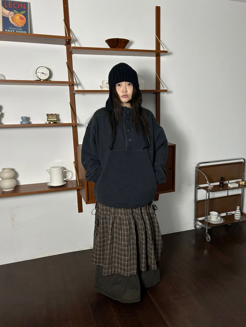 (3color) coki maxi long sk