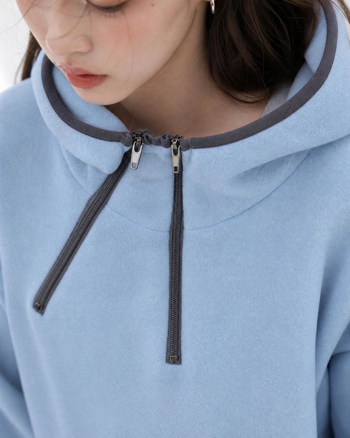 (UNISEX) アルプス 2 ジップ フリース フーディー