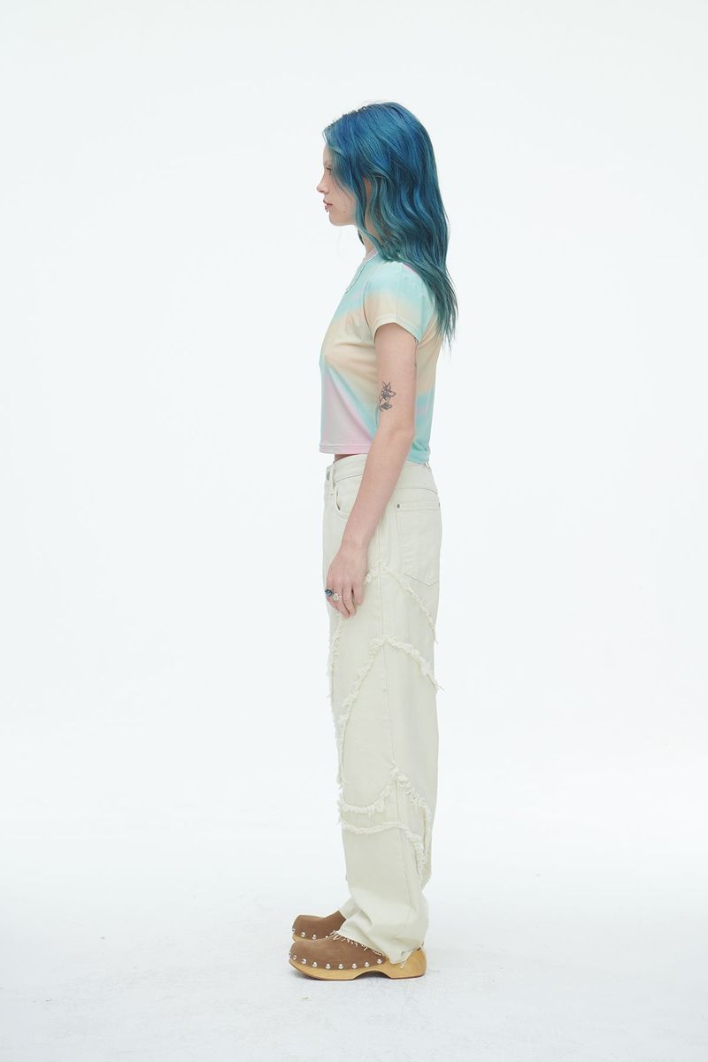 Comma Denim Pants Cream