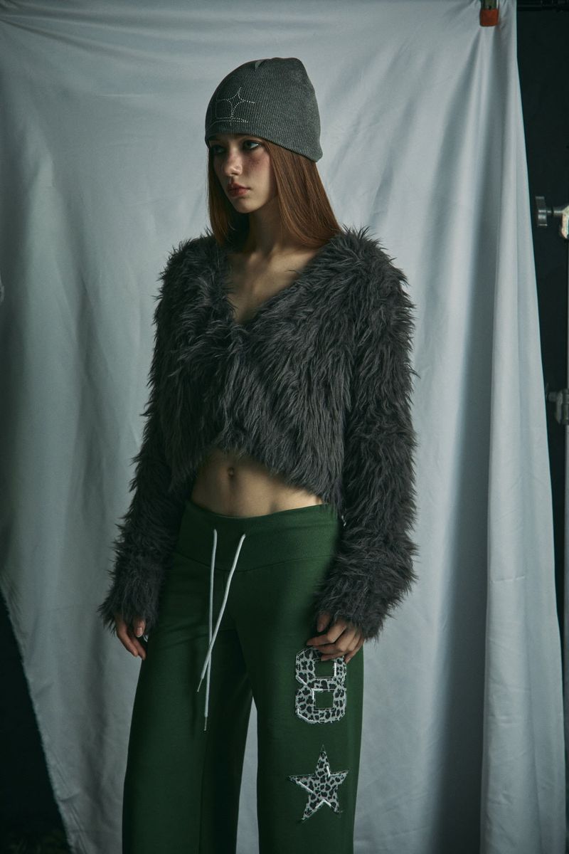 FUR CARDIGAN