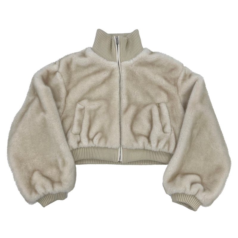 knit polar fur jumper