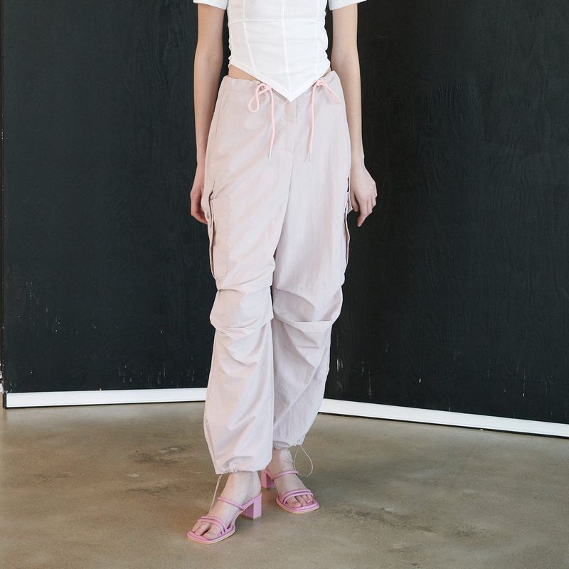 SUMMER CARGO PANTS, PINK