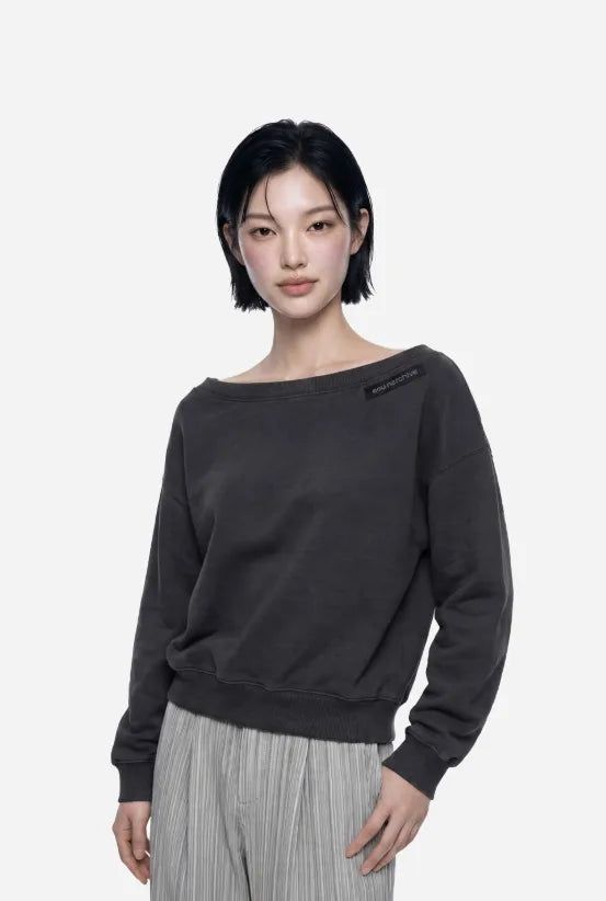 EEUN（イウン）の「26FW★ [ EEUN MADE ]ボートネック スウェットシャツ（トップス）」