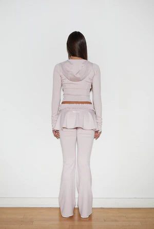 Petite flare pants - pink