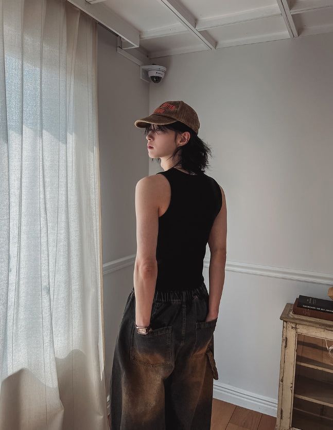 Prow Unbalanced Cutting Sleeveless