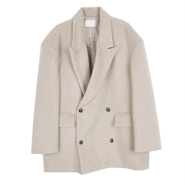 No.0527 over shoulder double half COAT