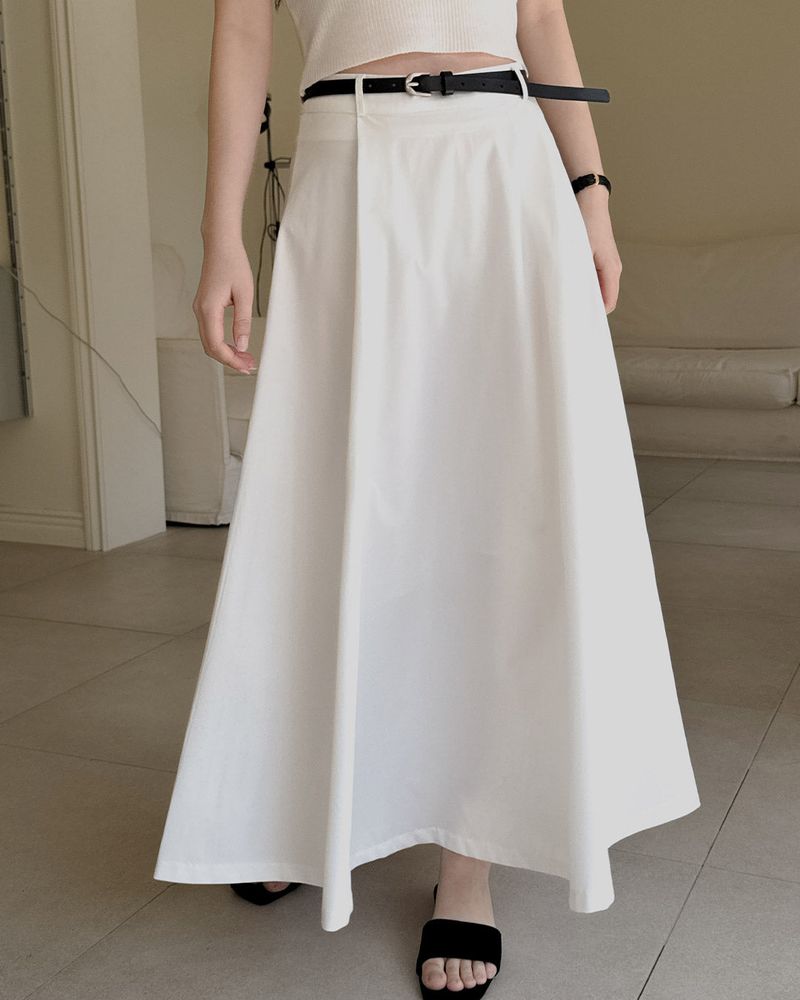 Fore long skirt (including belt)