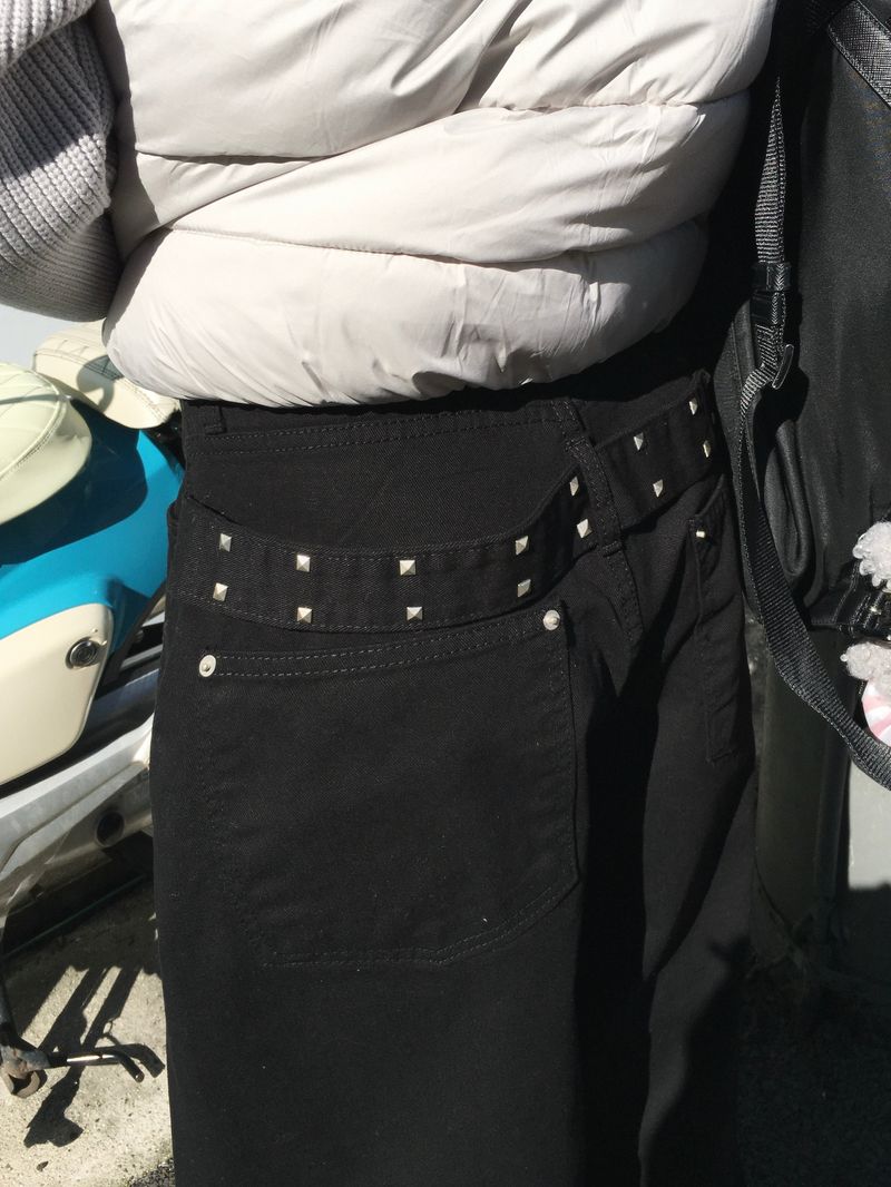 Kerry Backstud Belted Balloon Pants (2c)
