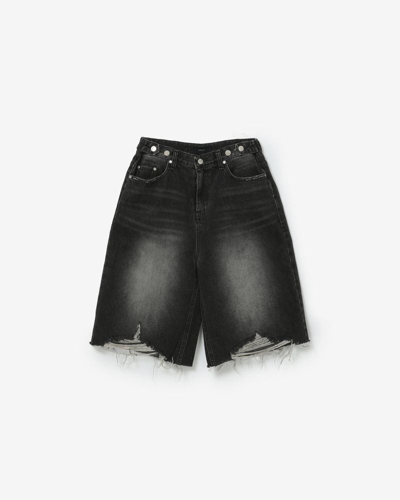 AIMOFF（アイムオフ）の「bermuda half denim pants [ BLACK ]（Pants）」