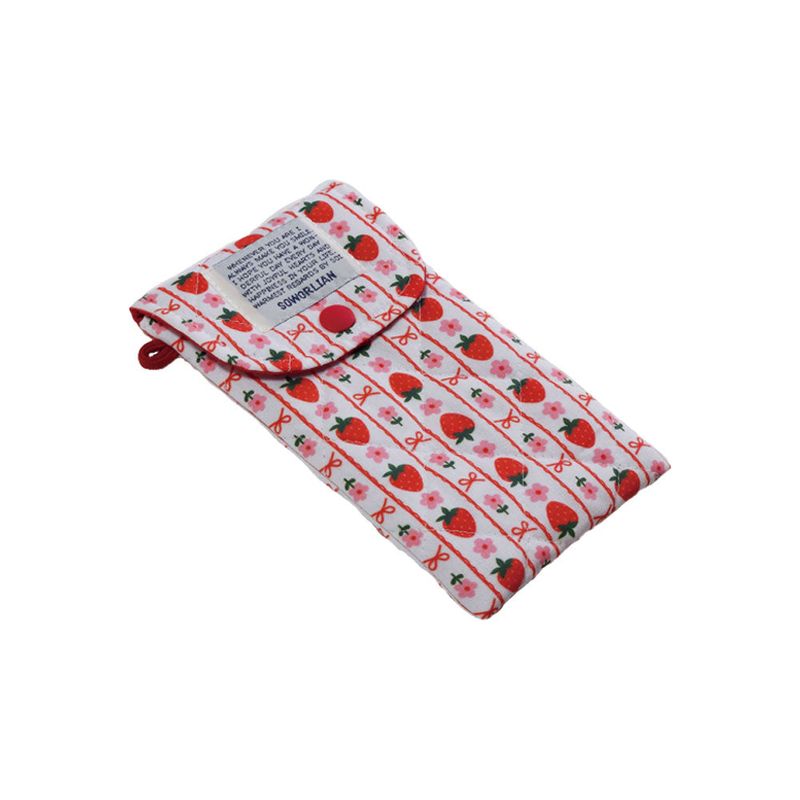 Pencil Pouch_Ribbon Strawberry