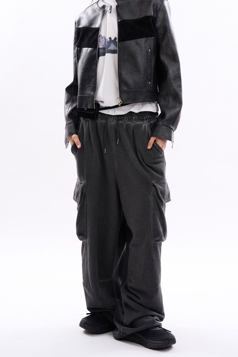 Raucohouse（ラウコハウス）の「Ryhall vintage dyeing cargo sweatpants（Pants）」