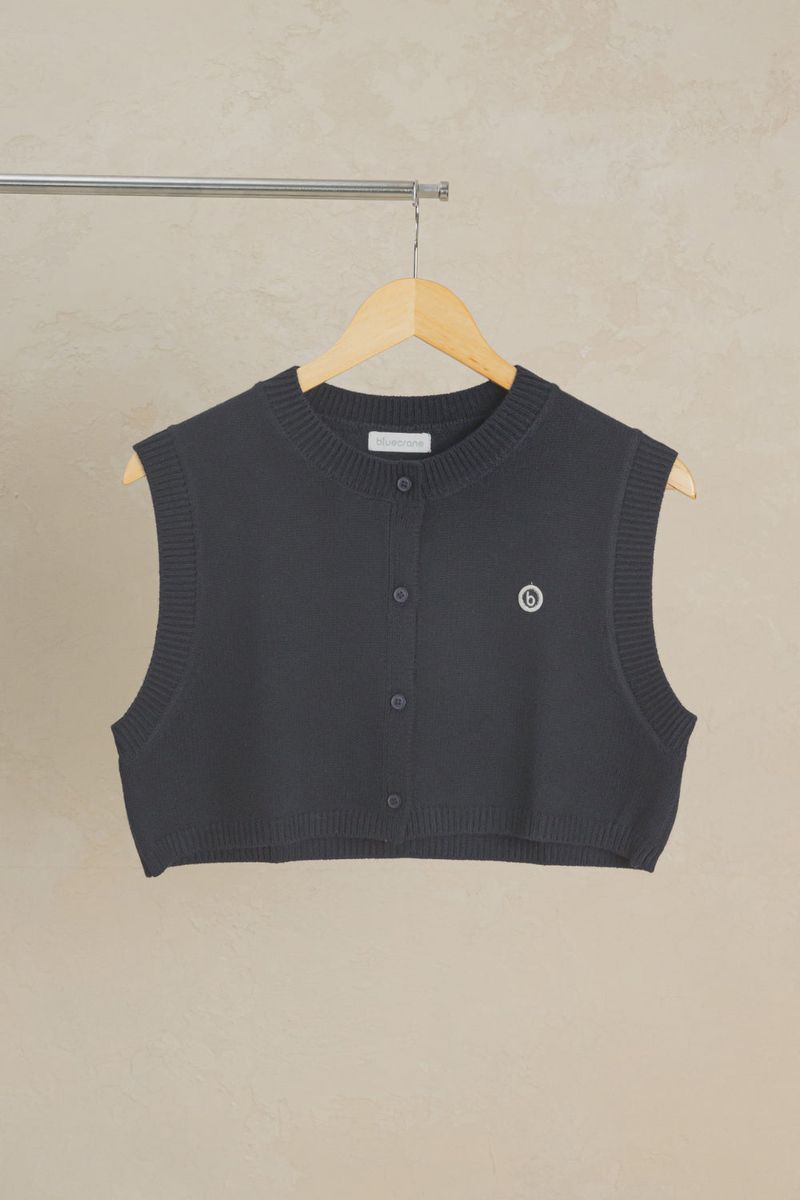 [MADE] Navy Crop Vest FREE