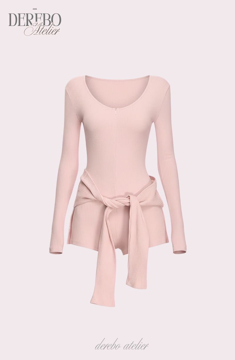 Strap Layered Body Short Suit