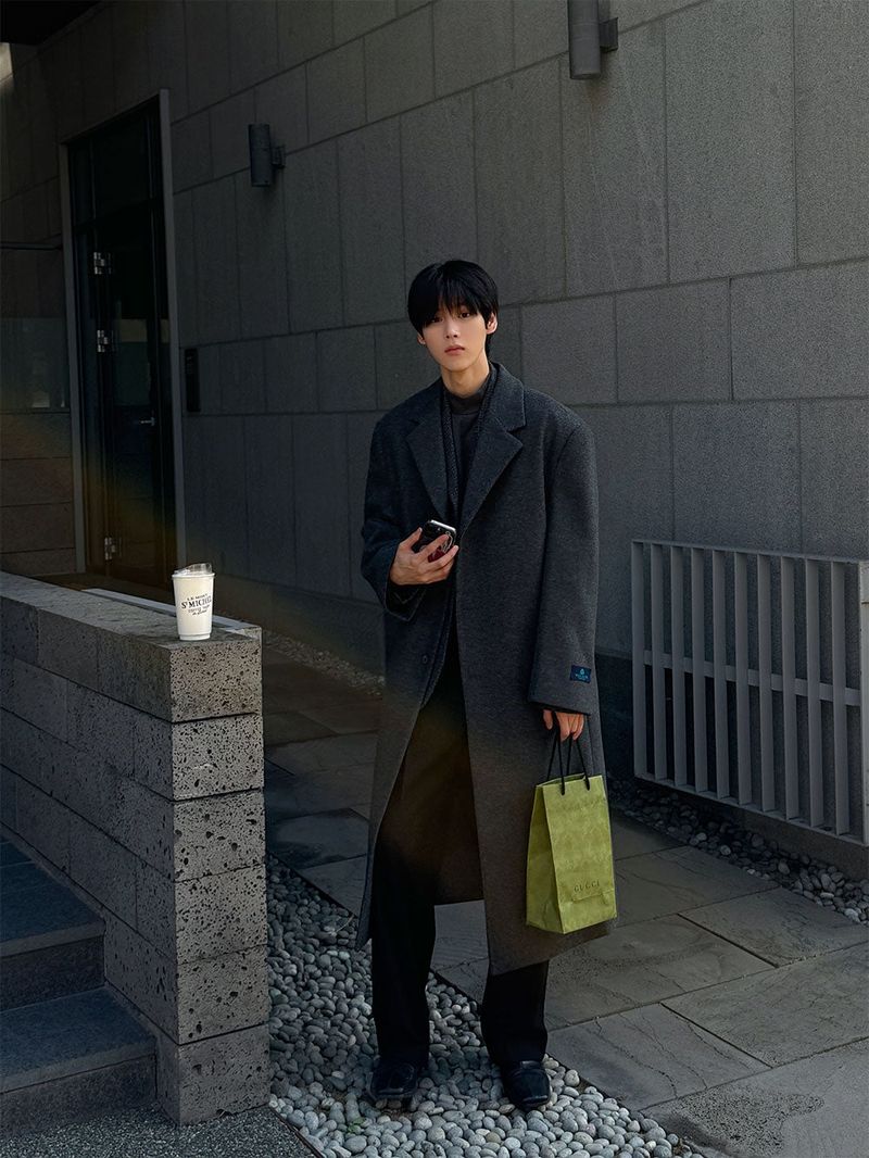 ASCLO Wool Houndstooth Jacket (2color)