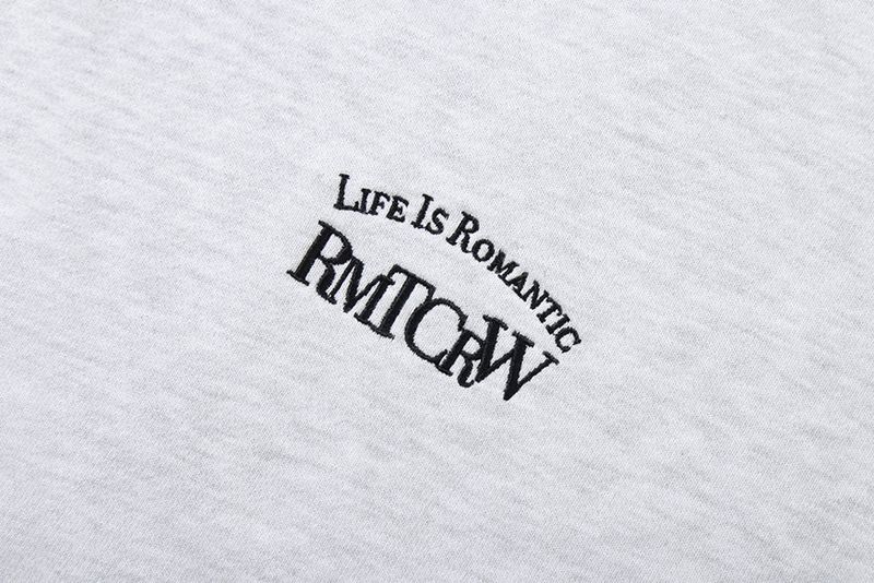 FLOWER RIBBON SWEAT SHIRT_LIGHT GREY