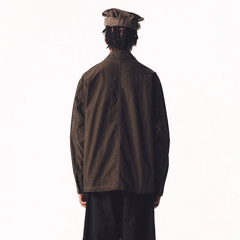COTTON RUCHED JACKET