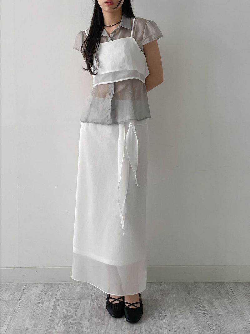 Rookie Chiffon Wrap Skirt