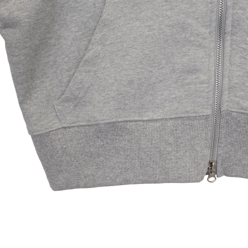 FRILL HOODED ZIP UP (2 COLORS)