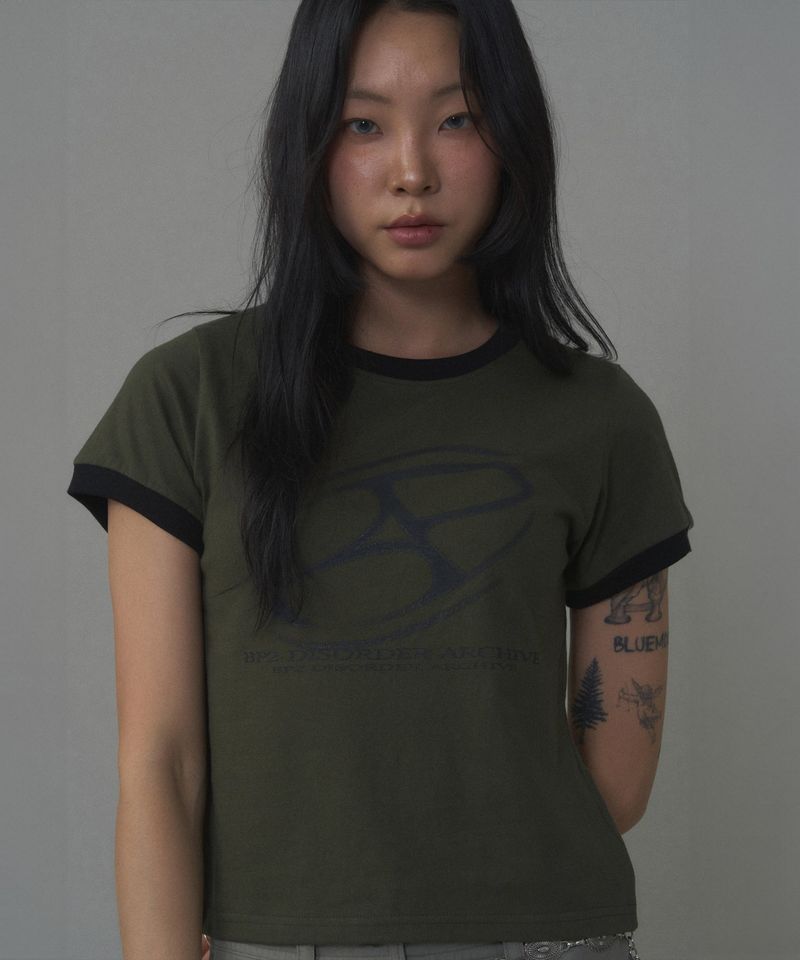  BIG GRAPHIC LOGO CROP TEE KAIKI