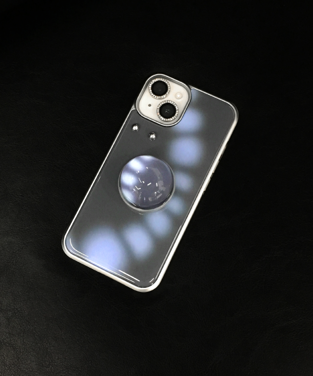 [MADE] PIERCING phone case_Blue Fog