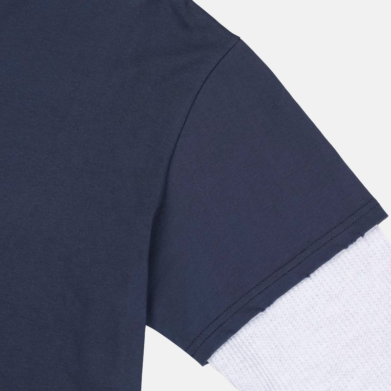 Bebe Waffled Layered Longsleeve