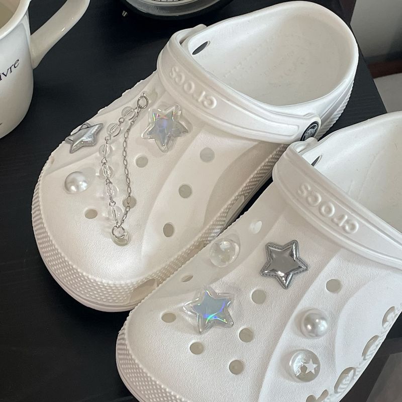 Ellebelle market（エルベルマーケット）の「[made]hologram star resin shoes charm set （Shoes）」