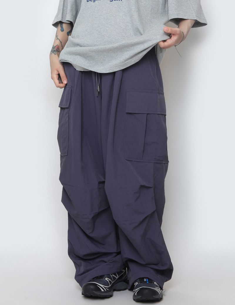 nutellike(ヌテールライク)の「color nylon cargo pants(Pants)」